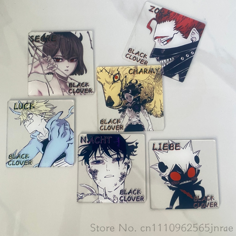Coffee And Tea Bar - Black Clover Anime Kreative Acryl-Untersetzer Asta