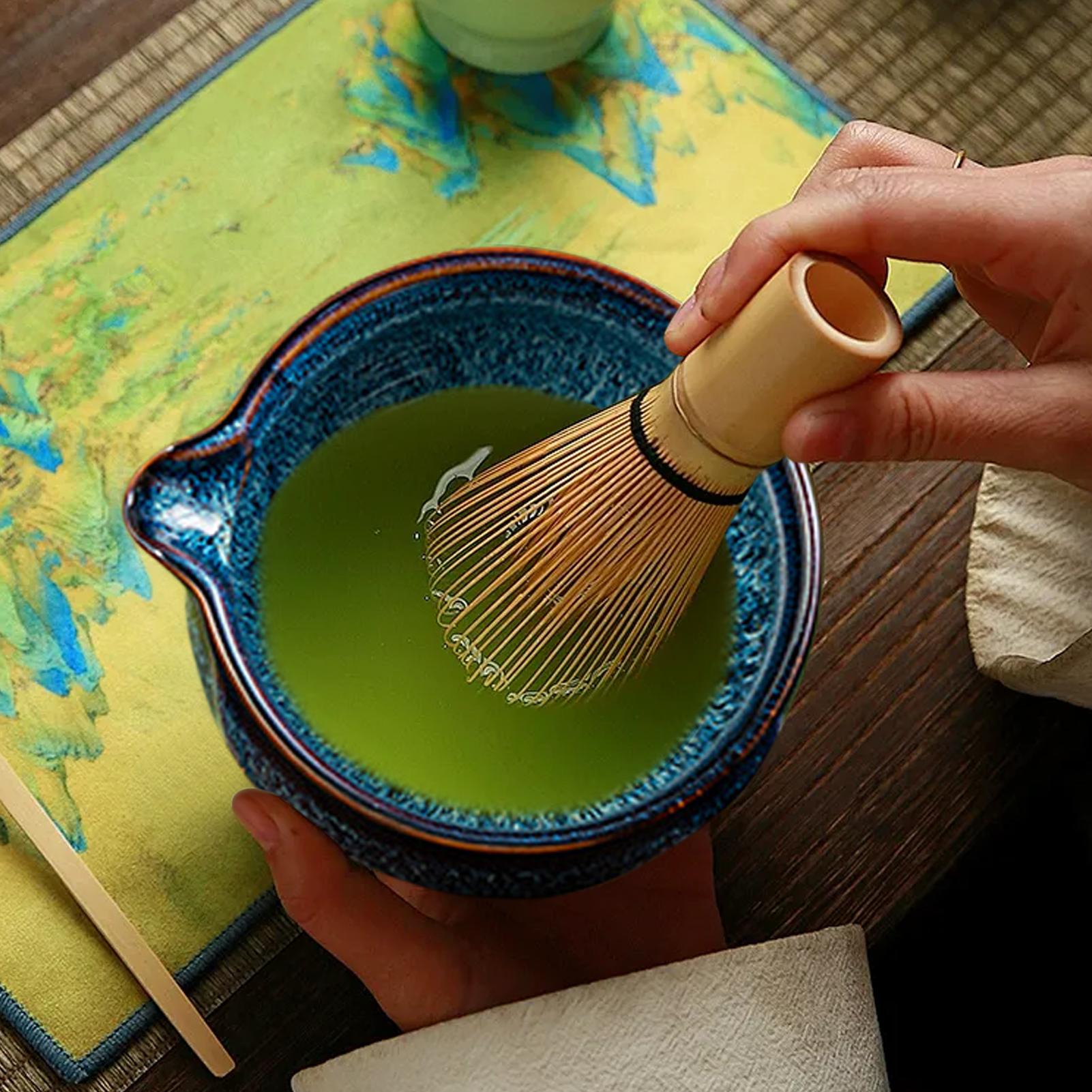 Matcha Whisk Set - Matcha-Schüssel- und Schneebesen-Set, wiederverwendbares Teezeremonie-Set, japanisches