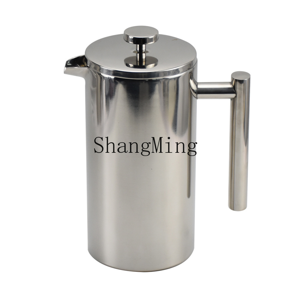 Coffee Tea Pot - DSA Edelstahl French Press Kaffeekanne, Kaffeefilterkanne,