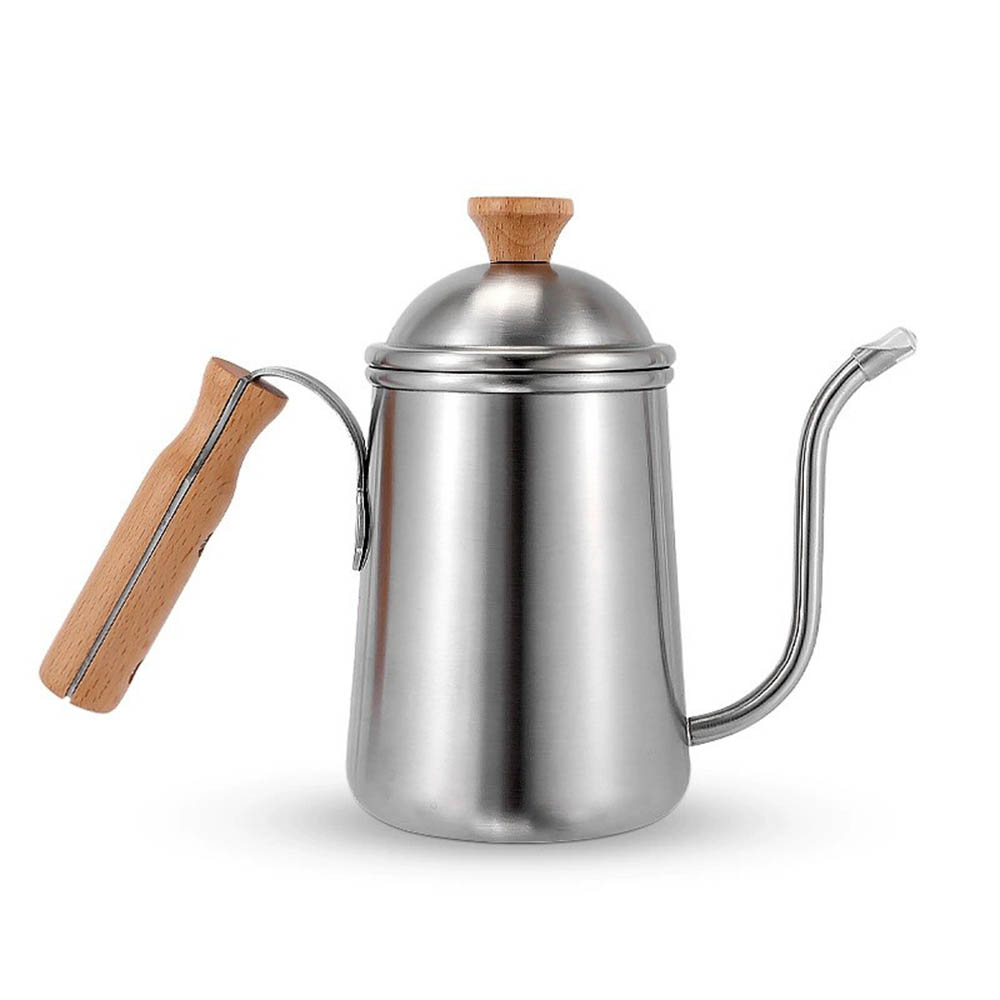 Coffee Tea Pot - Übergießen Sie Kaffeekessel, Schwanenhals-Teekessel aus Edelstahl,