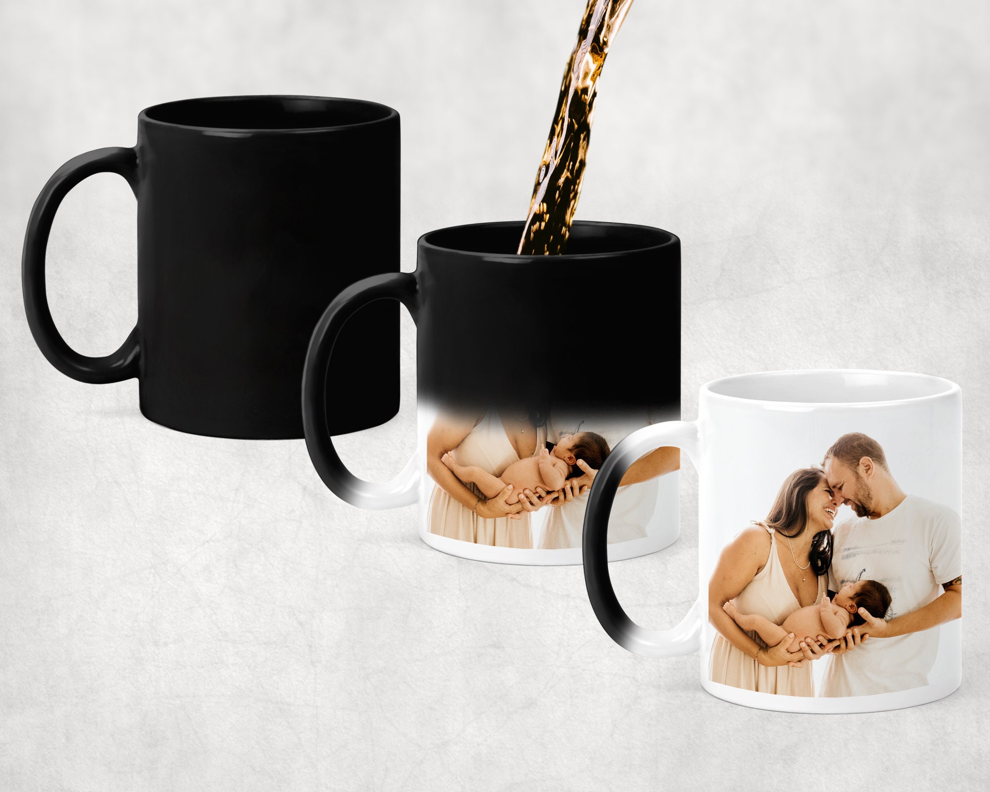 Coffee Tea Images - Personalisierte Geschenktasse, mit jedem Foto-Logo-Bildtext, Fotoüberraschungsbecher
