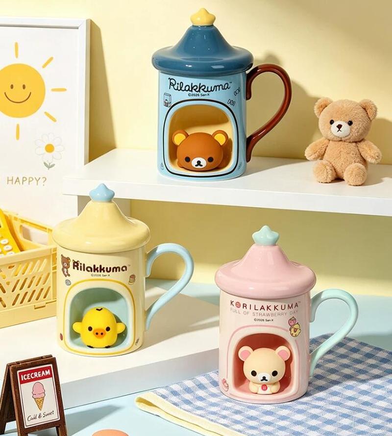 Coffee Tea Flask - Auf Lager: Tasse mit Deckel, niedliche