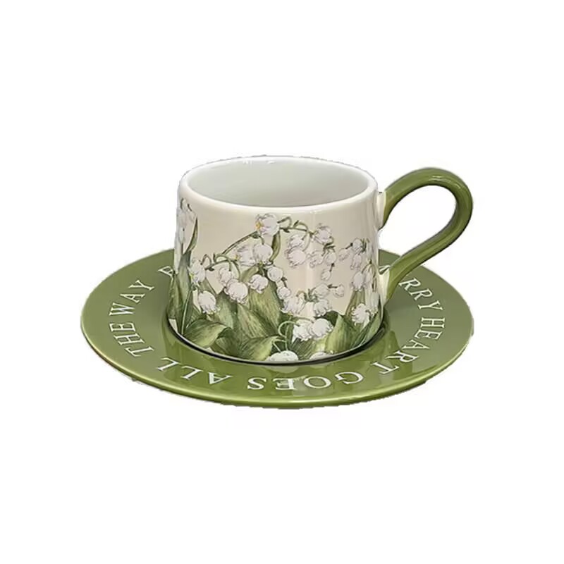 Vintage-Ölgemälde-Maiglöckchen – Valley Tea And Coffee Bewertung und Preis