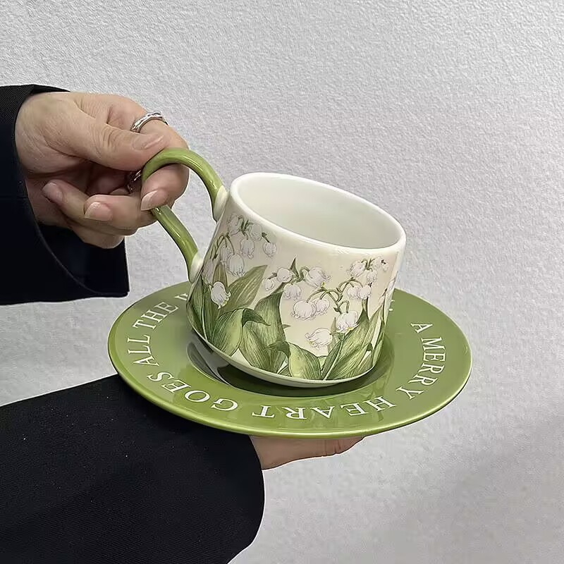 Vintage-Ölgemälde-Maiglöckchen – Valley Tea And Coffee Bewertung und Preis