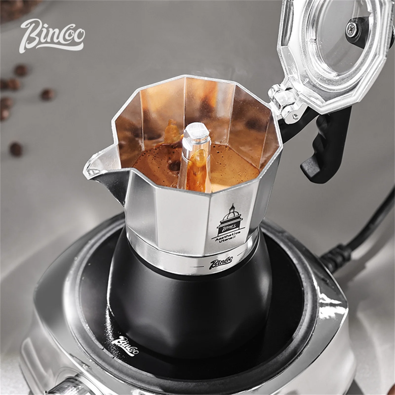 BINCOO Doppelventil-Moka-Topf, – Coffee Tea Making Machine Bewertung und Preis