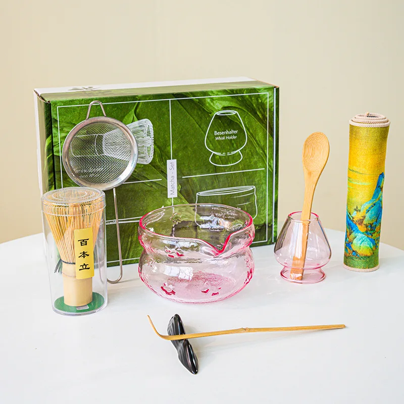 4-8-teiliges Glas-Matcha-Besen – Matcha Whisk Set Bewertung und Preis