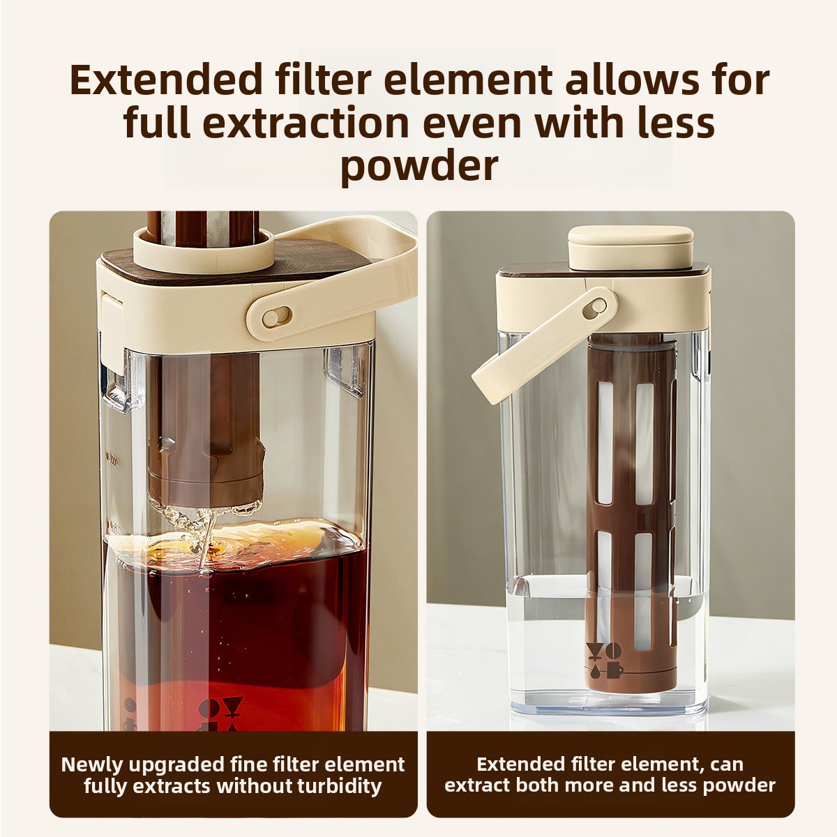 Großer Kaffee-Kaltbrüh-Topf fü – Coffee Tea Pot Bewertung und Preis