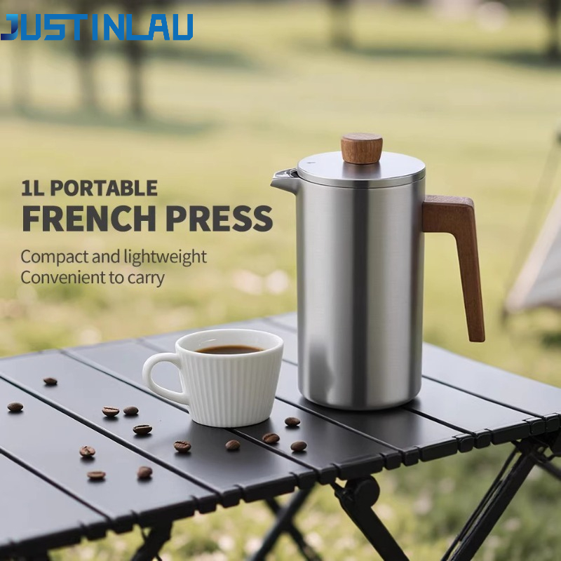 JUSTINLAU 1000ml Edelstahl Fre – Coffee Tea Pot Bewertung und Preis