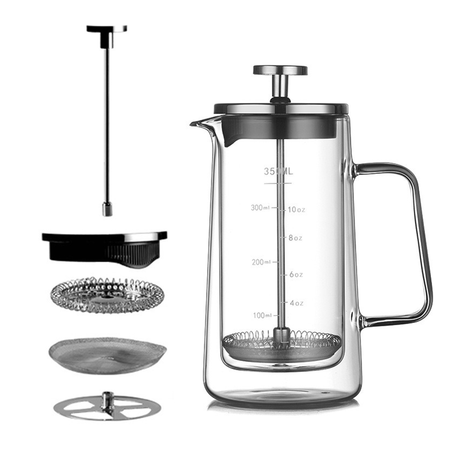 Doppelschichtiger französische – Coffee Tea Pot Bewertung und Preis